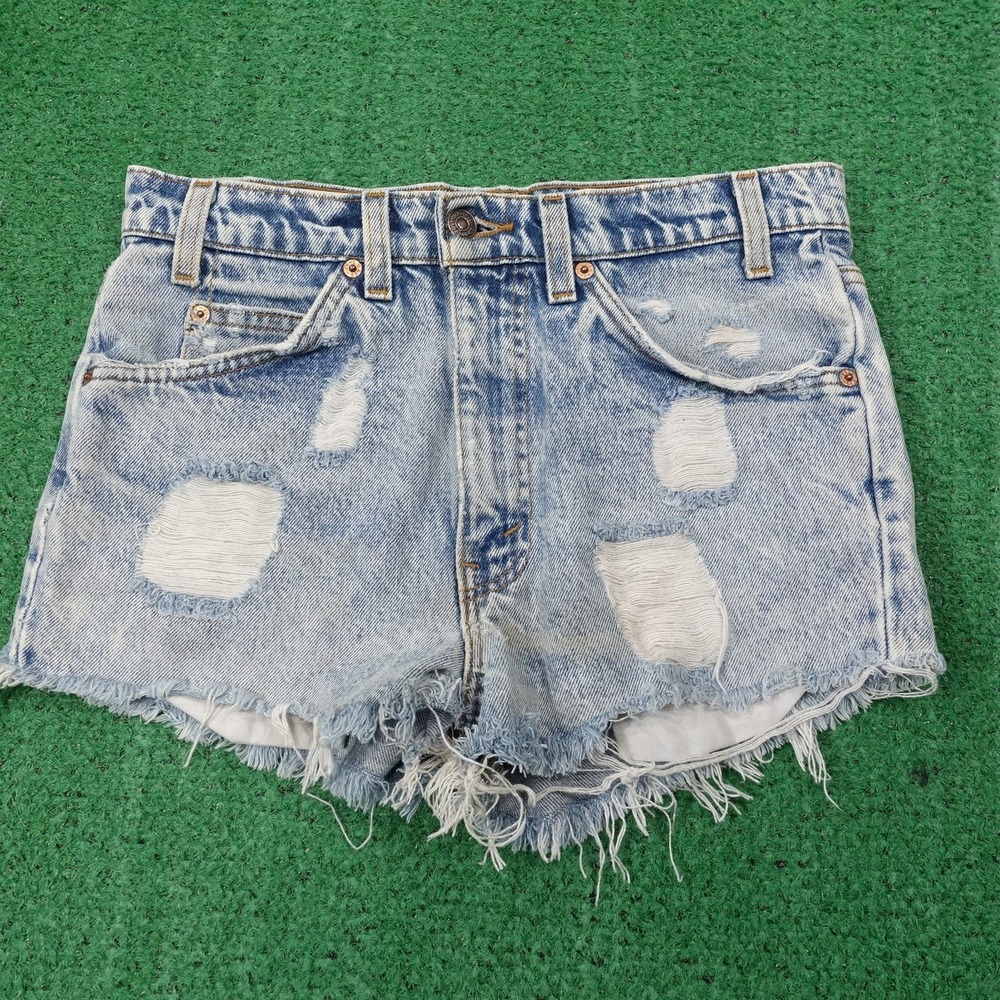 Distressed Denim Women Shorts